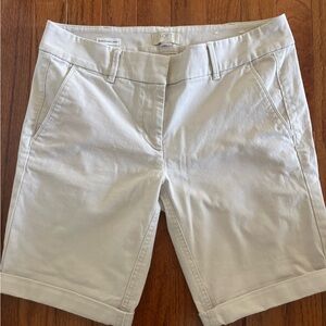 LOFT Beige Chino Bermuda Shorts size 6P